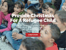 Tablet Screenshot of christmasforrefugees.org